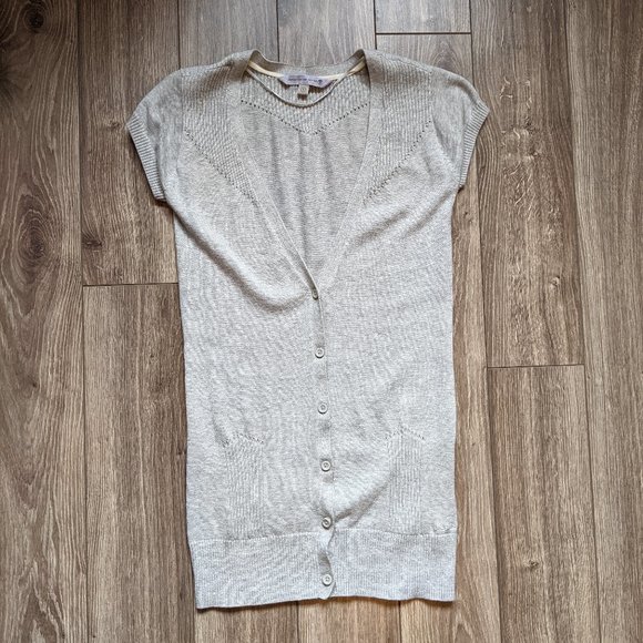 NWOT (XS) - FATFACE Short Slv Sweater Tunic Cardigan - Picture 1 of 6